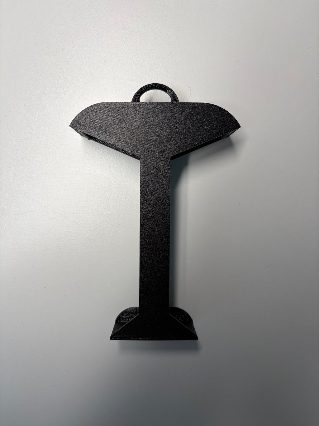 Black protective and transport case for SAUMI the drinking timer back view