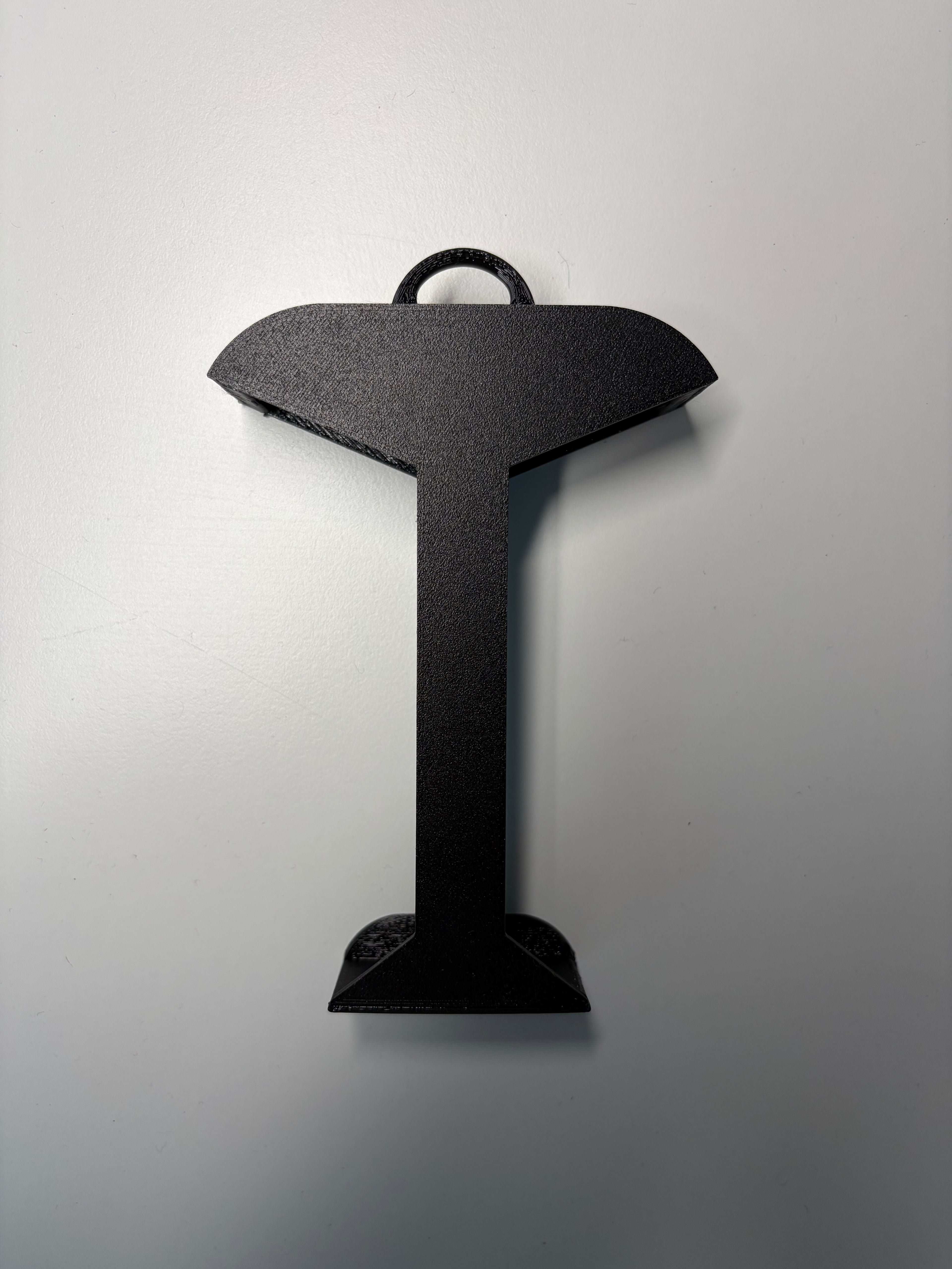 Black protective and transport case for SAUMI the drinking timer back view